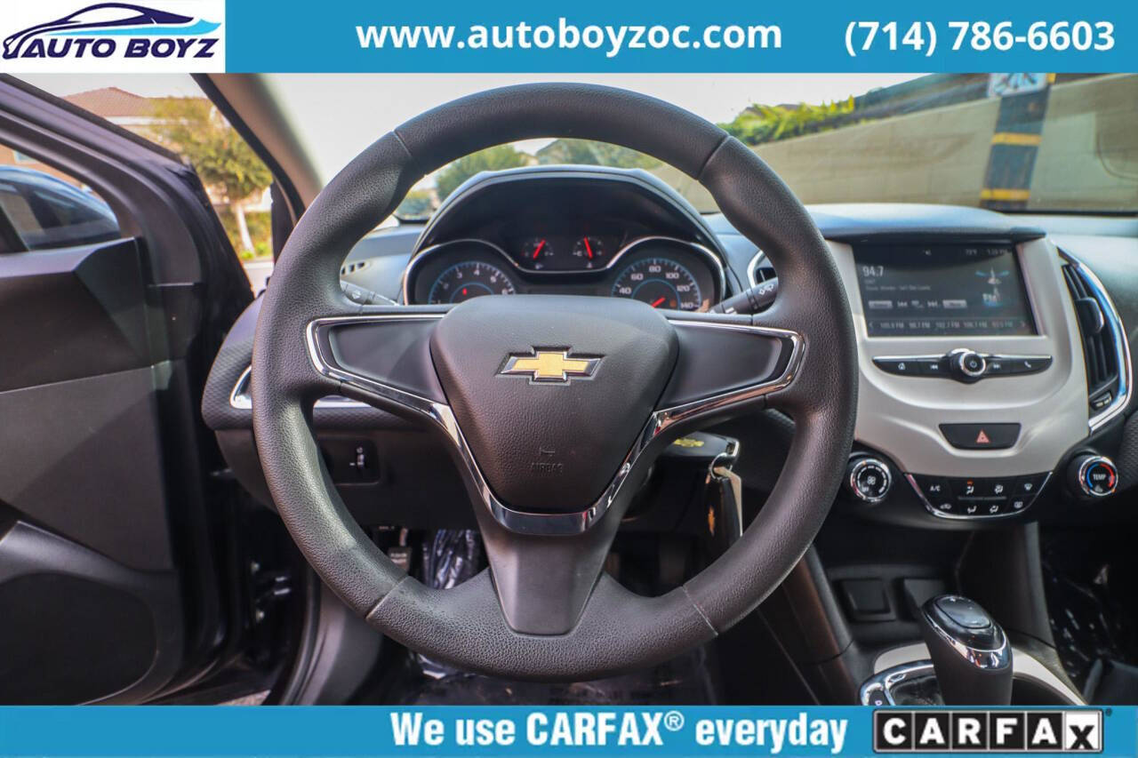 2016 Chevrolet Cruze for sale at Auto Boyz in Garden Grove, CA