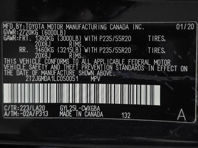 2020 Lexus RX 450h