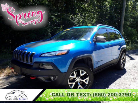 2018 Jeep Cherokee for sale at EAGLEVILLE MOTORS LLC in Storrs Mansfield CT