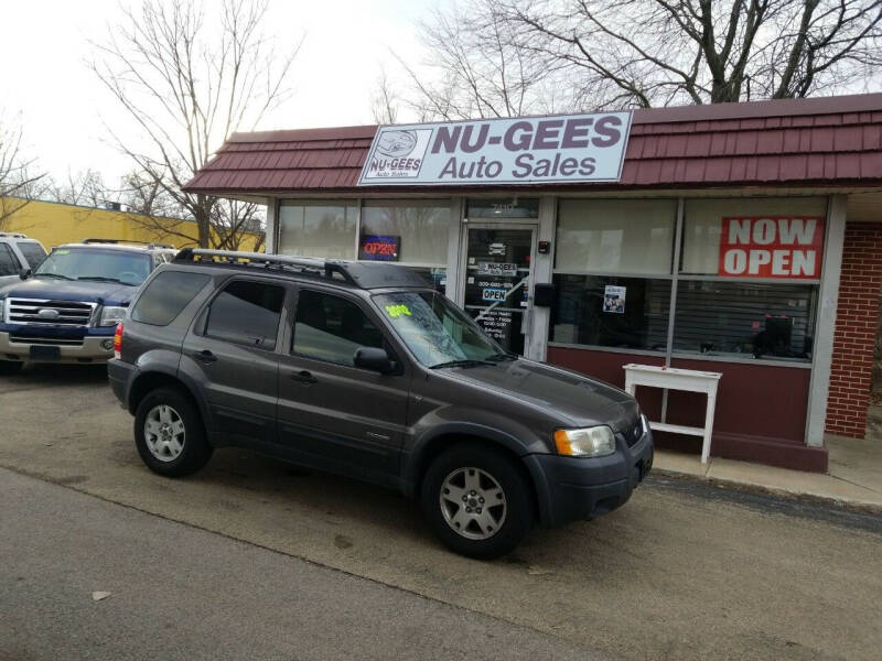2002 Ford Escape for sale at Nu-Gees Auto Sales LLC in Peoria IL