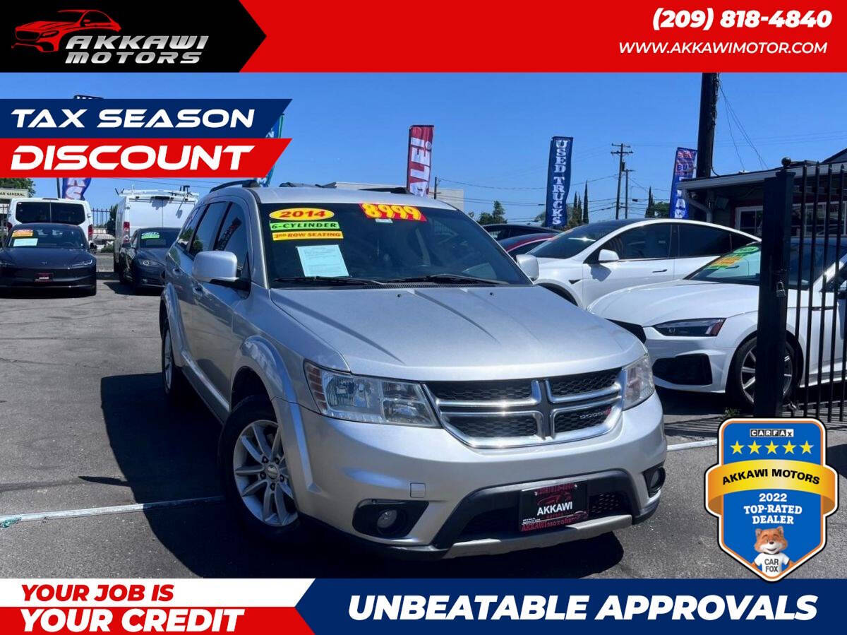 White 2014 Dodge Journey SXT SXT 4dr SUV 1