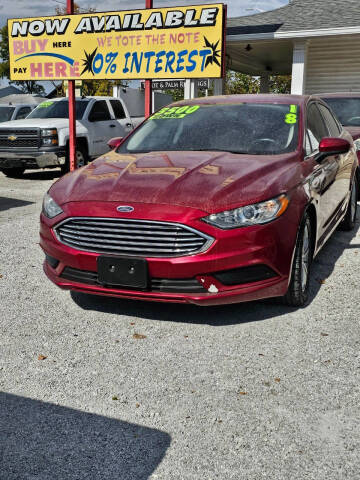 2018 Ford Fusion for sale at SEBASTIAN AUTO SALES INC. in Terre Haute IN