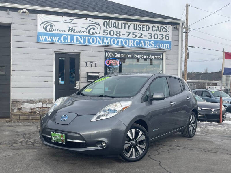 2016 Nissan LEAF for sale at Clinton MotorCars in Shrewsbury MA