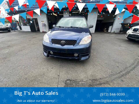 2004 Toyota Matrix for sale at Big T's Auto Sales in Belleville NJ