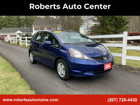 2013 Honda Fit for sale at Roberts Auto Center in Bowdoinham ME