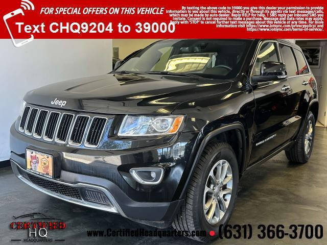 2014 Jeep Grand Cherokee for sale at CERTIFIED HEADQUARTERS in Saint James NY