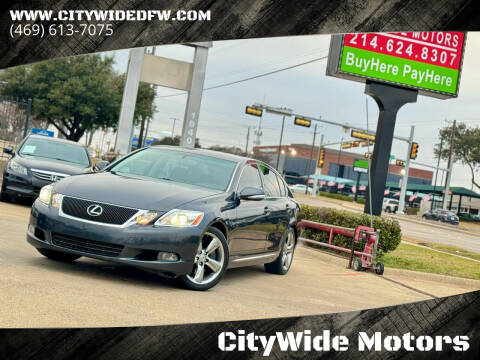 2008 Lexus GS 350 for sale at CityWide Motors in Garland TX