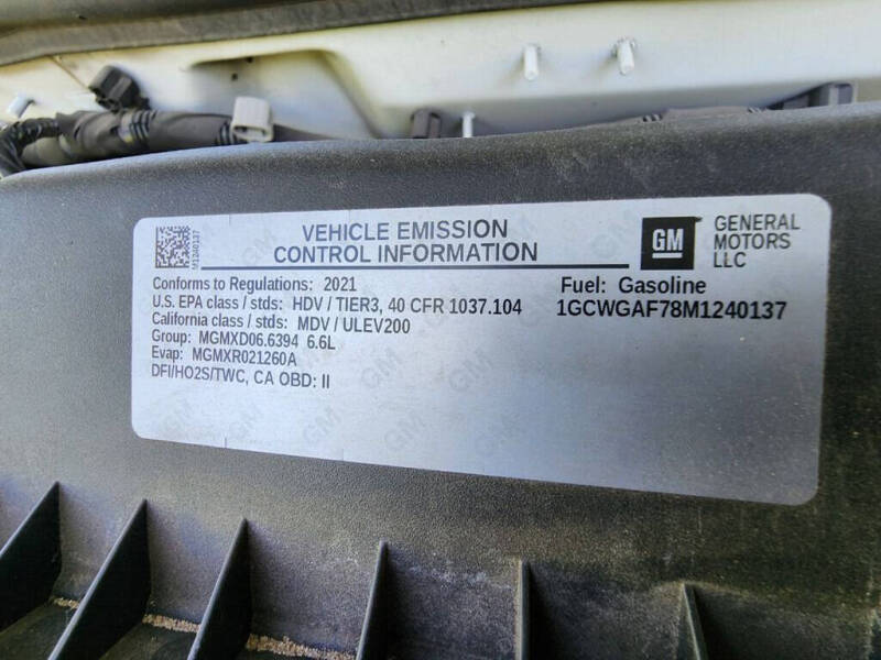 2021 Chevrolet Express 2500