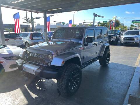 2015 Jeep Wrangler Unlimited for sale at American Auto Sales in Hialeah FL
