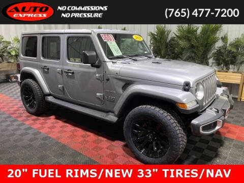 2021 Jeep Wrangler Unlimited for sale at Auto Express in Lafayette IN