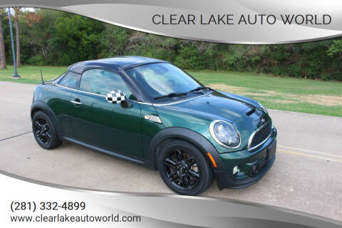 2015 MINI Coupe for sale at Clear Lake Auto World in League City TX