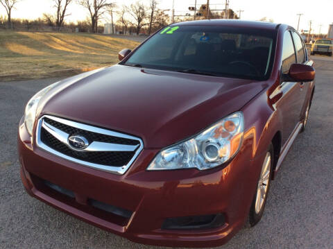 2012 Subaru Legacy for sale at LOWEST PRICE AUTO SALES, LLC in Oklahoma City OK