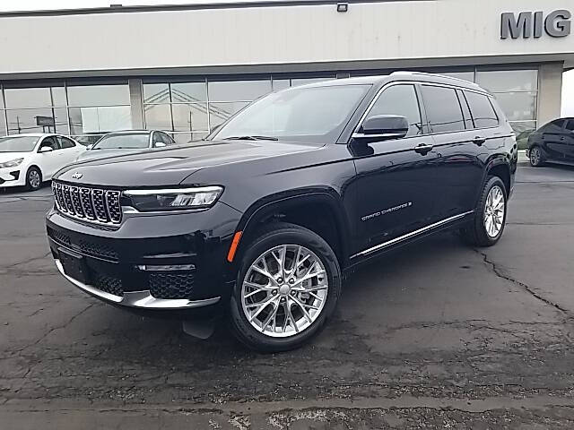 Used 2021 Jeep Grand Cherokee L Summit with VIN 1C4RJKEG6M8109446 for sale in Bellefontaine, OH