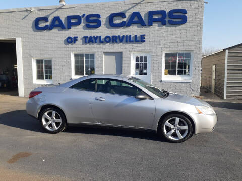 2007 Pontiac G6 for sale at Caps Cars Of Taylorville in Taylorville IL
