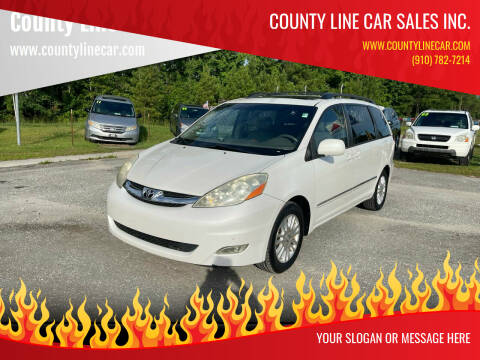 2008 Toyota Sienna for sale at County Line Car Sales Inc. in Delco NC