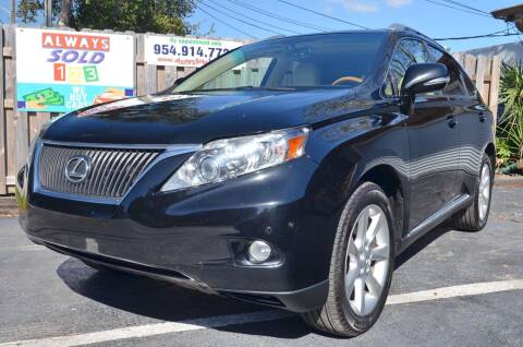 2010 Lexus RX 350 for sale at ALWAYSSOLD123 INC in Fort Lauderdale FL