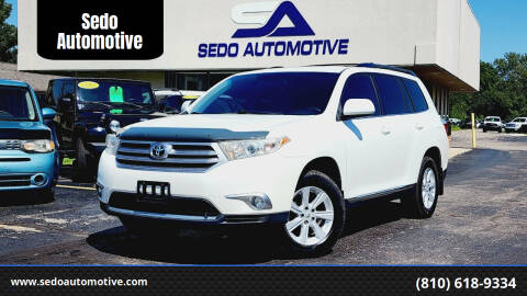2011 Toyota Highlander for sale at Sedo Automotive in Davison MI