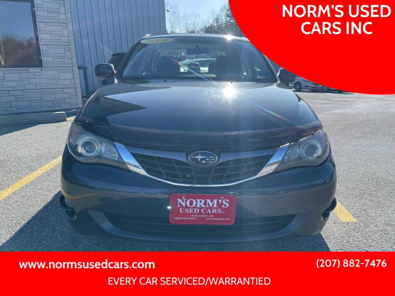 2008 Subaru Impreza for sale at NORM'S USED CARS INC in Wiscasset ME