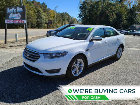 2018 Ford Taurus for sale at Let's Go Auto in Florence SC