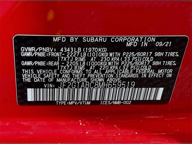 2021 Subaru Crosstrek