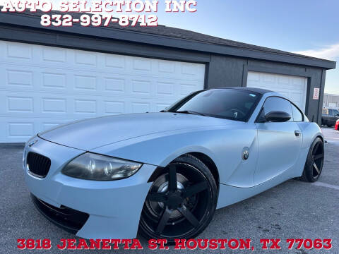 2007 BMW Z4 for sale at Auto Selection Inc. in Houston TX