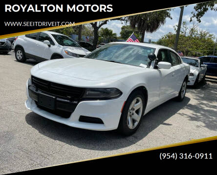 2019 Dodge Charger for sale at ROYALTON MOTORS in Plantation FL