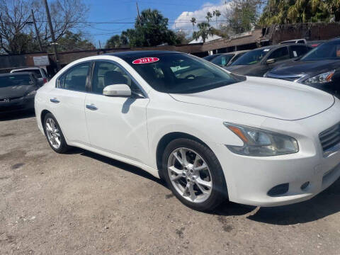 2012 Nissan Maxima for sale at STEECO MOTORS in Tampa FL