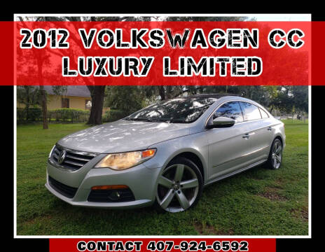 2012 Volkswagen CC for sale at AFFORDABLE ONE LLC in Orlando FL