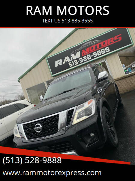2017 Nissan Armada for sale at RAM MOTORS in Cincinnati OH