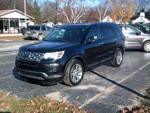 2018 Ford Explorer for sale at LAKESIDE MOTORS LLC in Houghton Lake MI