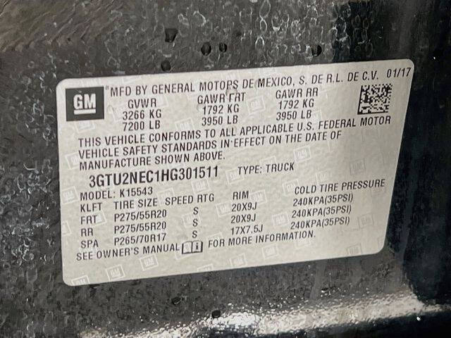 2017 GMC Sierra 1500