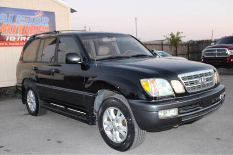 2003 Lexus LX 470 for sale at ALL STAR MOTORS INC in Houston TX