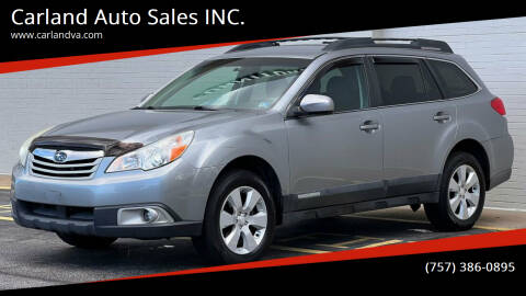 2011 Subaru Outback for sale at Carland Auto Sales INC. in Portsmouth VA