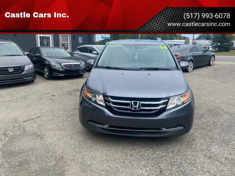 2016 Honda Odyssey for sale at Castle Cars Inc. in Lansing MI