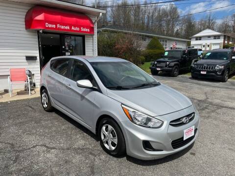 2017 Hyundai Accent for sale at Dave Franek Automotive in Wantage NJ