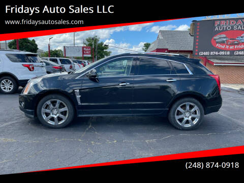 2012 Cadillac SRX for sale at Fridays Auto Sales LLC in Pontiac MI