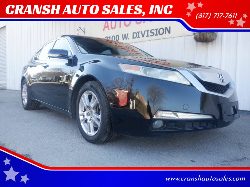 2011 Acura TL for sale at CRANSH AUTO SALES, INC in Arlington TX