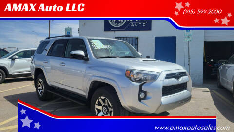2020 Toyota 4Runner for sale at AMAX Auto LLC in El Paso TX