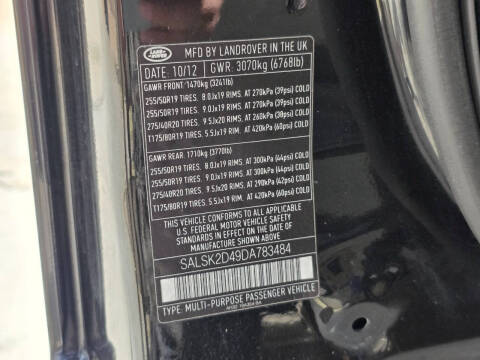 2013 Land Rover Range Rover Sport HSE LUX