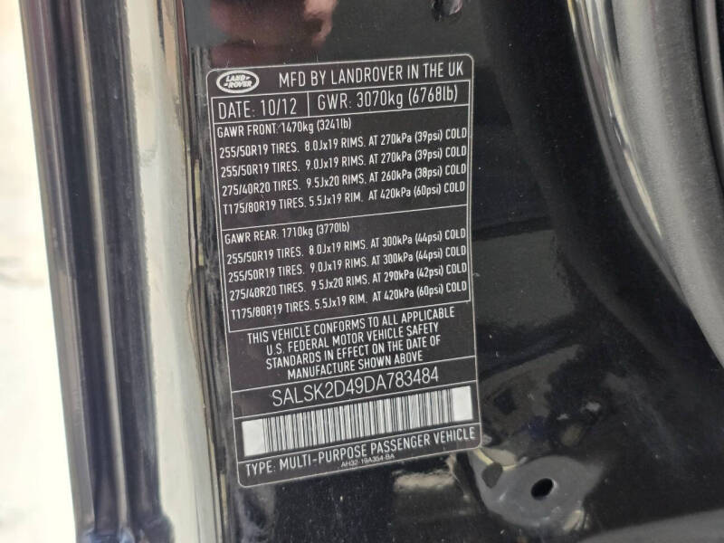 2013 Land Rover Range Rover Sport HSE LUX