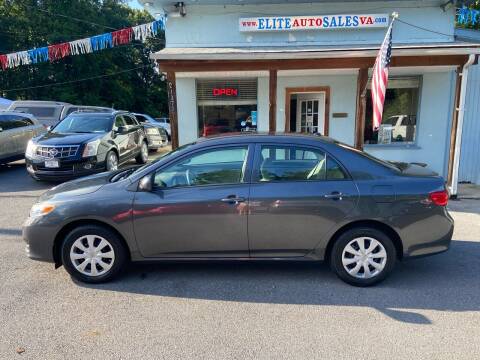 2010 Toyota Corolla for sale at Elite Auto Sales Inc in Front Royal VA