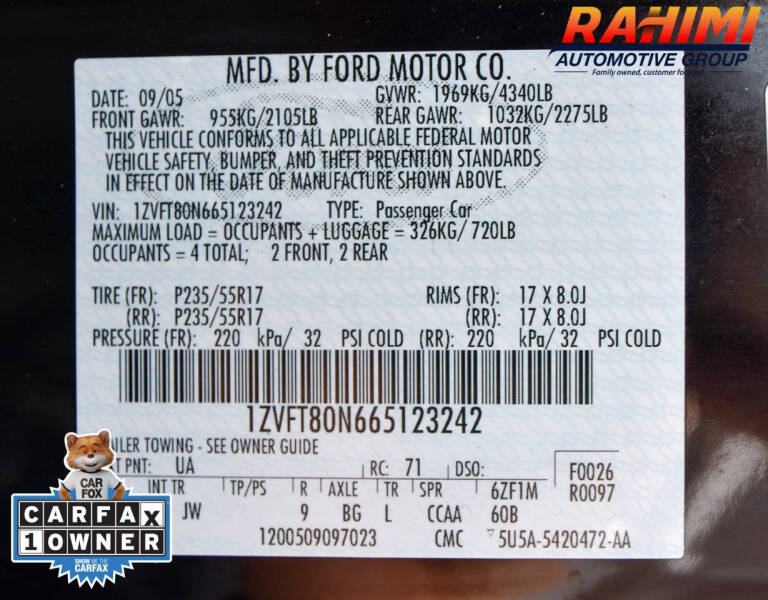 2006 Ford Mustang V6 Premium