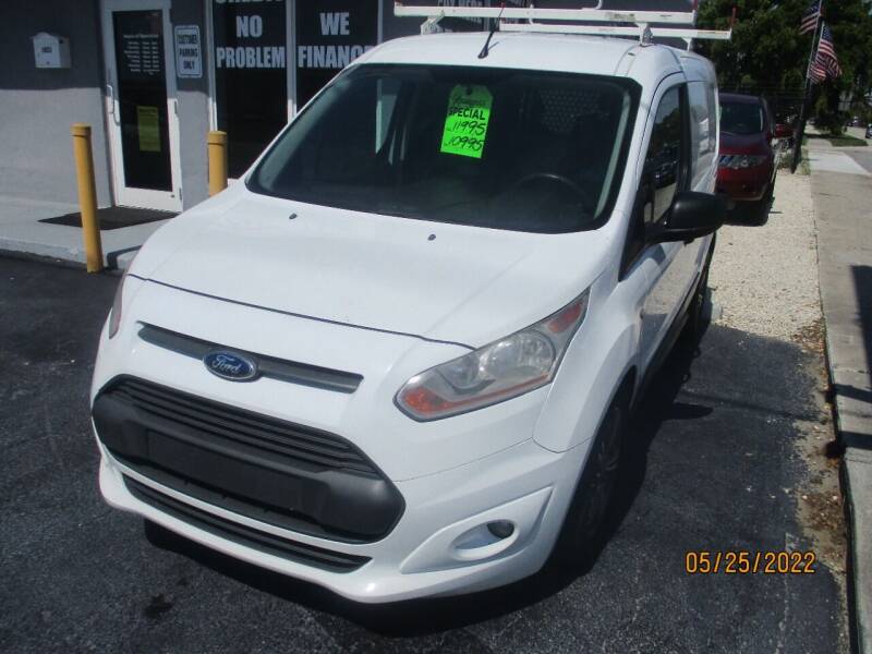 2014 Ford Transit Connect Cargo for sale at K & V AUTO SALES LLC in Hollywood FL