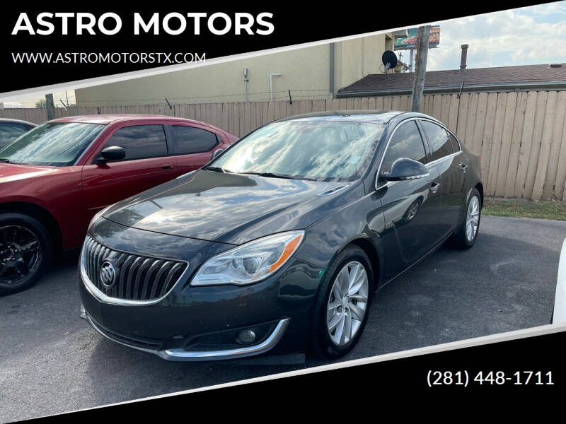 2014 Buick Regal for sale at ASTRO MOTORS in Houston TX