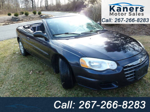 2004 Chrysler Sebring for sale at Kaners Motor Sales in Huntingdon Valley PA
