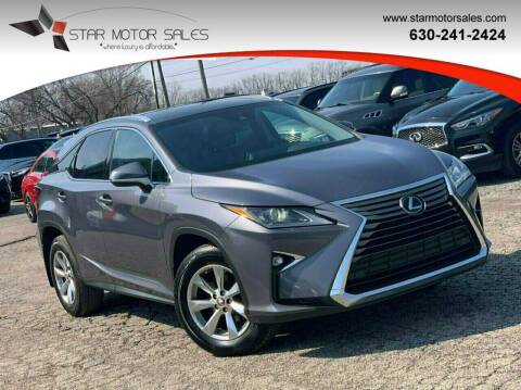2019 Lexus RX 350 for sale at Star Motor Sales in Downers Grove IL