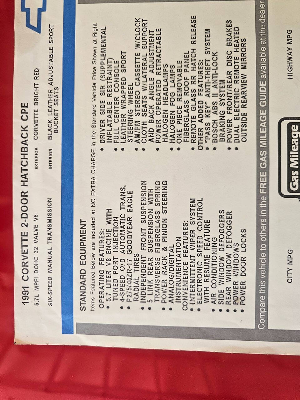1991 Chevrolet Corvette 223
