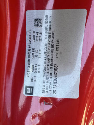 2011 Chevrolet Camaro LS