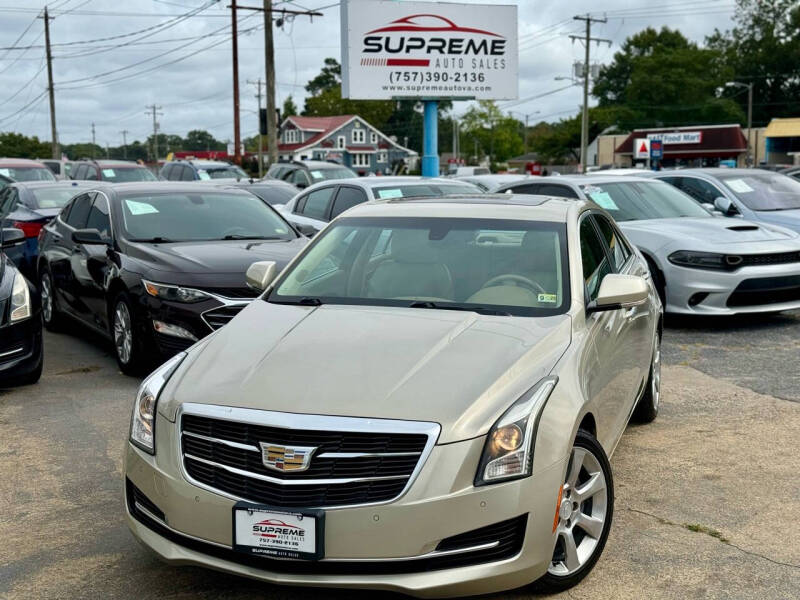 2015 Cadillac ATS for sale at Supreme Auto Sales in Chesapeake VA