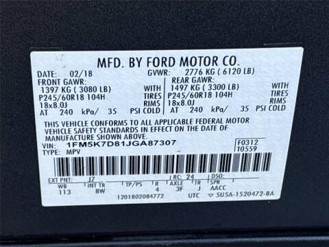 2018 Ford Explorer XLT